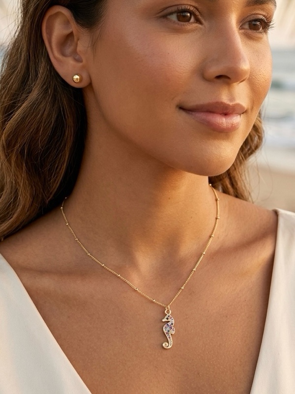 SET CABALLITO DE MAR DORADO