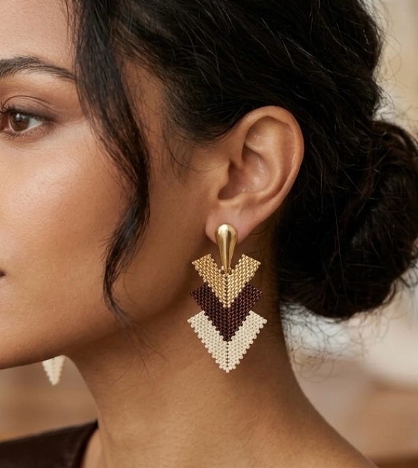 ARETES TEJIDOS MIYUKI COLORES