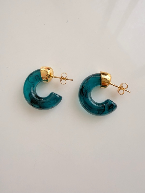 CANDONGAS CHUNKY ESMALTADA COLORES DORADO