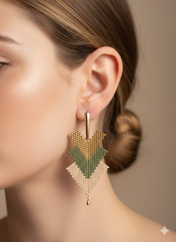 MAXIARETES TEJIDOS EN TRIANGULO COLORES